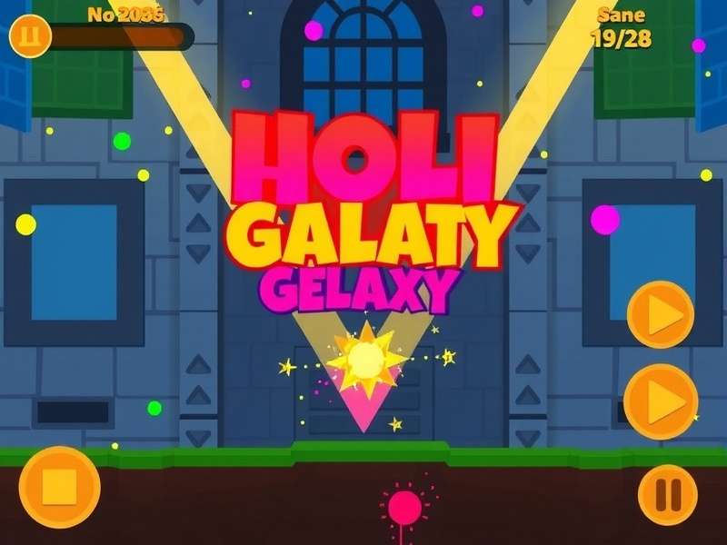 Holi Sprint Galaxy Gameplay Screenshot